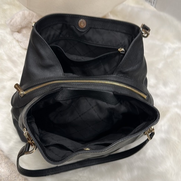 Michael Kors shoulder bag, black, three large compartments, three small - Picture 3 of 17